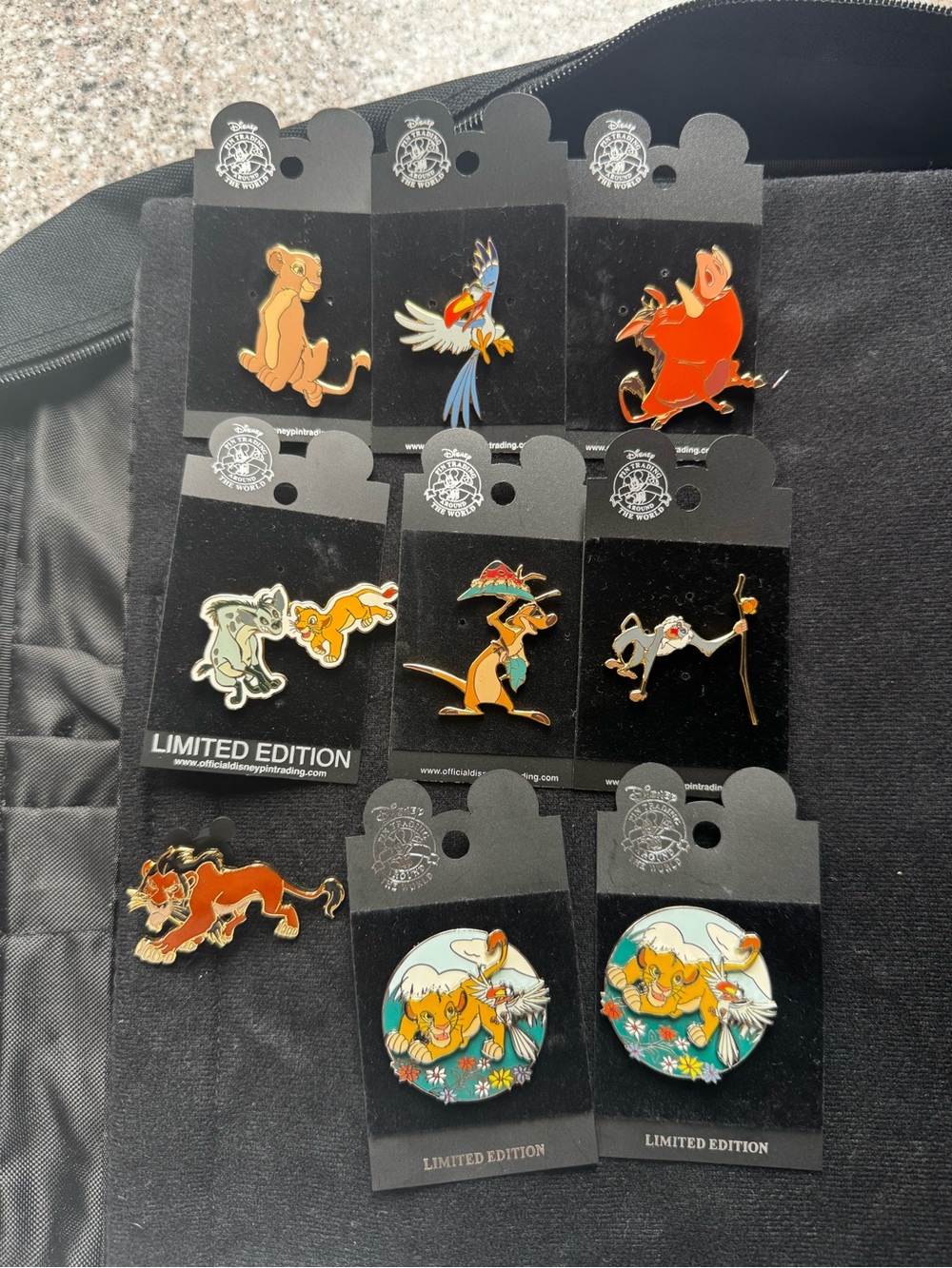 Vintage 2000s The Lion King Disney Trading Pins Collection Limited Editions